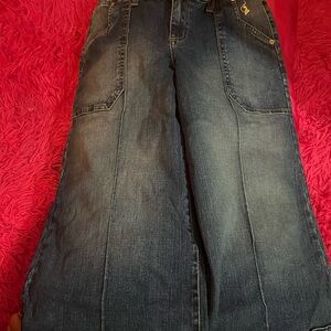 Baby Phat Dark Blue Cropped Jeans